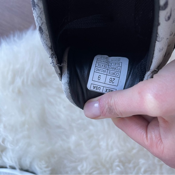 CoFi Womens Cofi Leathers Snake Suede Leather Sneakers Size 9 - Picture 8 of 16